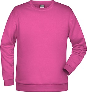 Men s sweathirt James Nicholson, pink, XL
