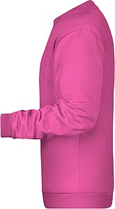 Men s sweathirt James Nicholson, pink, XL