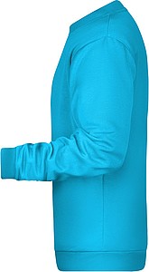 Men s sweathirt James Nicholson, turquise, 3XL