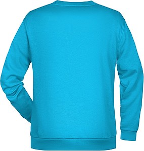 Men s sweathirt James Nicholson, turquise, 3XL