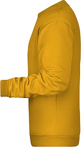 Men s sweathirt James Nicholson, yellow, M