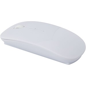 Menlo RCS recycled plastic wireless mouse, white