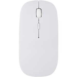 Menlo RCS recycled plastic wireless mouse, white