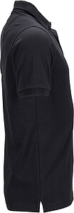 Mens elastic pique polo James Nicholson, black, 3XL