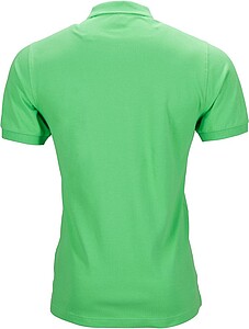Mens elastic pique polo James Nicholson, lime green, 3XL