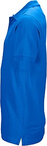 Mens elastic pique polo James Nicholson, royal blue, L