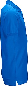 Mens elastic pique polo James Nicholson, royal blue, L
