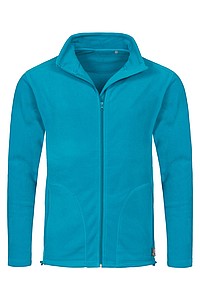 Mens fleece jacket STEDMAN FLEECE hawaii blue L