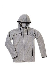 Mens fleece jacket STEDMAN POWER FLEECE JACKET grey heather M
