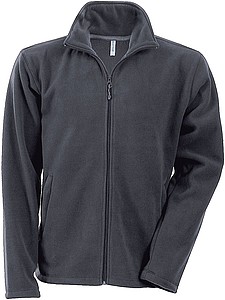 Mens microfleece sweatshirt KARIBAN, anthracite, S