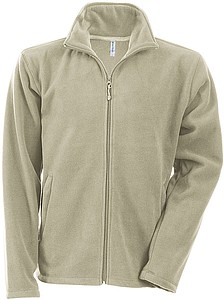 Mens microfleece sweatshirt KARIBAN, beige, S