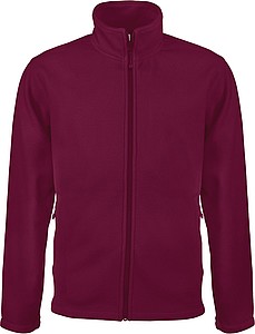Mens microfleece sweatshirt KARIBAN, burgundy, S