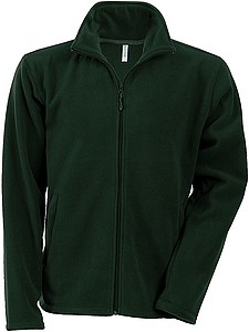 Mens microfleece sweatshirt KARIBAN, dark green, S