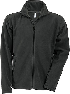 Mens microfleece sweatshirt KARIBAN, dark grey, S