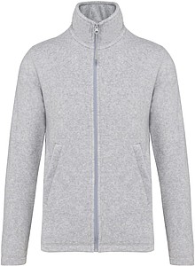 Mens microfleece sweatshirt KARIBAN, grey, S