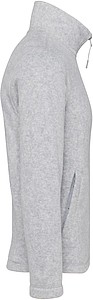 Mens microfleece sweatshirt KARIBAN, grey, S