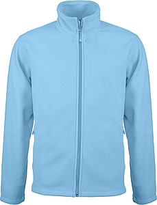 Mens microfleece sweatshirt KARIBAN, light blue, S