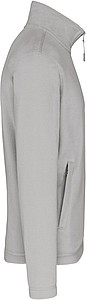 Mens microfleece sweatshirt KARIBAN, light grey, S