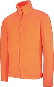 Mens microfleece sweatshirt KARIBAN, neon orange, L