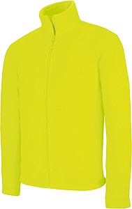 Mens microfleece sweatshirt KARIBAN, neon yellow, L