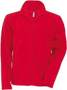 Mens microfleece sweatshirt KARIBAN, red, L