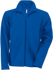Mens microfleece sweatshirt KARIBAN, royal blue, S