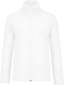Mens microfleece sweatshirt KARIBAN, white, L