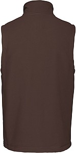Mens microfleece vest KARIBAN, brown, XXL