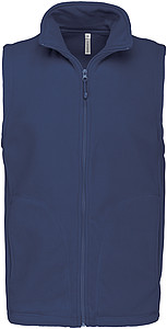 Mens microfleece vest KARIBAN, dark blue, 3XL