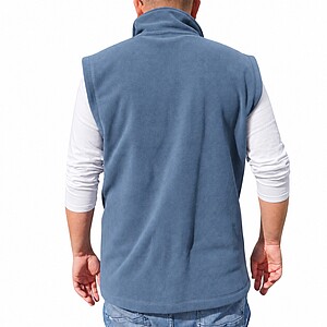 Mens microfleece vest KARIBAN, dark blue, S