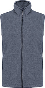 Mens microfleece vest KARIBAN, dark navy, S