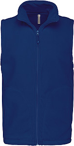 Mens microfleece vest KARIBAN, indigo blue, M