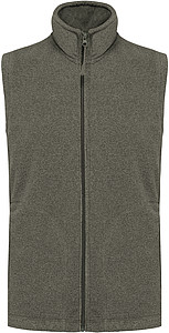 Mens microfleece vest KARIBAN, light khaki, XL
