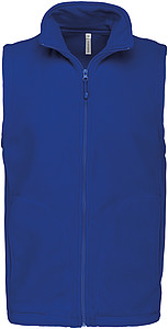 Mens microfleece vest KARIBAN, royal blue, M