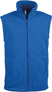 Mens microfleece vest KARIBAN, royal blue, S