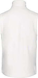 Mens microfleece vest KARIBAN, white, XXL