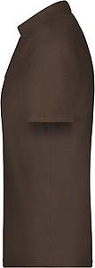 Mens Piqué Polo, brown, S
