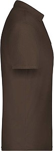 Mens Piqué Polo, brown, S