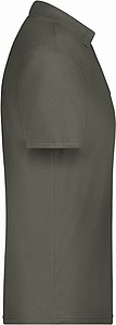 Mens Piqué Polo, dark grey, S