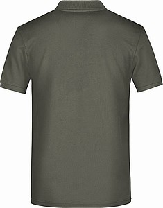 Mens Piqué Polo, dark grey, S