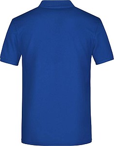 Mens Piqué Polo, dark royal, S