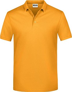 Mens Piqué Polo, gold yellow, XL