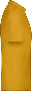 Mens Piqué Polo, gold yellow, XL