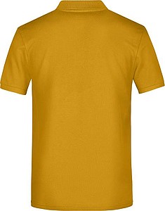 Mens Piqué Polo, gold yellow, XL