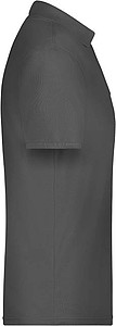 Mens Piqué Polo, graphite, S