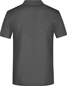 Mens Piqué Polo, graphite, S