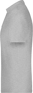 Mens Piqué Polo, grey heather, L