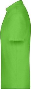 Mens Piqué Polo, lime green, S