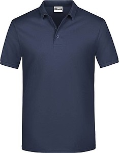 Mens Piqué Polo, navy, XL