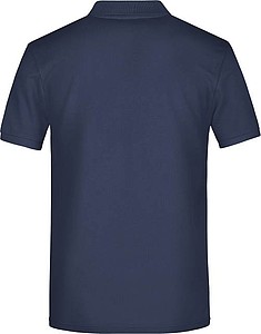 Mens Piqué Polo, navy, XL